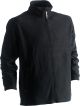 Darius fleece jas Zwart