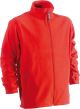 Darius fleece jas Rood