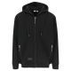 Otis sweater met kap Zwart