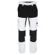 Hector broek Wit/Zwart