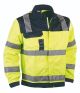 Hydros hoge zichtbaarheid jas Geel/Navy