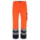 Olympus hoge zichtbaarheid broek Oranje/Navy