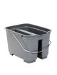 Dubbelen emmer grijs 2 x 6L = 18L