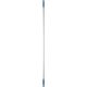 Vikan Aluminium steel handvat blauw met schroefdraad