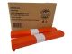 HDPE Afvalzakken rol 58x100 T23 Oranje, 25 rol a 20 stuks