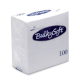 Bulkysoft 2-Laags Witte Servetten 24 x 24 cm, 1/4 Vouw, Doos van 2000 Stuks