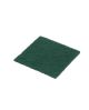 Schuurlappen groen pak a  10 stuks, 15x15x0.6cm