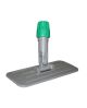 Scrubber handpadhouder met steelverbinding 23,5x10cm, grijs