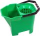 SYR Spaansemop emmer met uitwring korf Groen 14 ltr. (met opvang vuilvakje)
