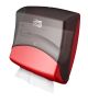 Tork industrie handdoekdispenser zwart/rood