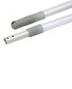 Telescoopsteel aluminium 100-180cm 2 gaten handvat grijs
