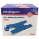 (REF 8246) Detectaplast detect. kneuke textielpleister elastisch blauw 50 stuks
