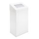 Aluminium afvalbak met pushklep 50ltr