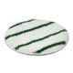 Bonnet Pad Tapijtpad wit/groen,