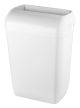 Elive line 2, Kunststof GLANS wit afvalbak met open deksel 43 lt.