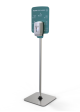 Fooom Desinfectiezuil met sensor dispenser zwart/rvs