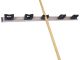 Toolflex wandstrip met klemmen zwart 90 cm 5x ø 20/30 mm