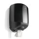 Black Satino dispenser Midi Poetsrol CF40 dispenser zwart
