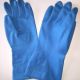 Huishoudhandschoenen, zwaar,  Kwaliteit Nitril DPL, maat L, Blauw pak 1x12 stuks 