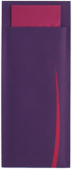 Bestekzakjes BARI PURPLE + FUCHSIA Servet ds. 500 stuks