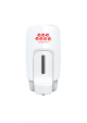 Hand druk dispenser (1000 ml) met desinfectie logo