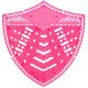 SHIELD Urinoirmatjes screen Cucumber Melon- pink, pak 10 stuks