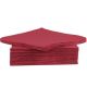 Servetten 2 laags bordeaux 33x33cm 4-vouw