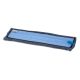 Velcro microvezel vlakmop 45cm  blauw/zwart