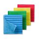 Microvezel Brush met polyester strepen 40x40cm 6 stuks
