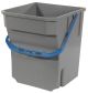 Numatic Grijze Emmer 28 Liter voor met blauwe hendel t.b.v. MM 1/2