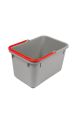 Numatic Grijze emmer 17 liter met rode hendel
