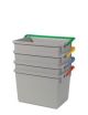 Numatic Grijze emmer 10 liter met groene hendel