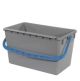 Numatic Grijze emmer 22 liter met blauwe hendel