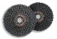 Numatic Longlife schrobborstel rood 225 mm (per 2 stuks) t.b.v. 244NX