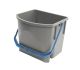 Numatic Grijze Emmer 17 Liter voor met blauwe hendel t.b.v. MM 3/4
