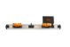 OrangeBrush Ophangrail 50 cm incl. 2x klem 28-38 mm, haak 60 mm, productschild en bevestiginsmateriaal