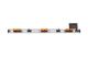 OrangeBrush Ophangrail 90 cm met 3x klem 28-38 mm, 2 haken 60 mm, productschild en bevestigingsmateriaal