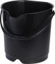 Orange Brush Emmer 9 Liter met Maatverdeling Zwart