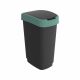 Twist afvalbak 50L Zwart/Groen