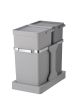 Grijs Deco inbouwafvalb 20+15L