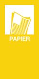  Magneetsticker Papier Geel