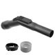 Pistoolgreep PVC LUXE , Ø32mm, incl. huls en klikring