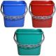 Werkwagen emmer 12 liter (diverse kleuren)