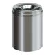 Vlamdovende papierbak RVS 15, 30, 50  ltr