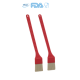 Vikan Medium Hittebestendige PEEK Broodroosterborstel 2 Stuks, 39,5 cm – Rood