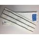 Vlakmop microvezel Wit/Grijs met insteekvak/ flap /3 ringen, 2 st.
