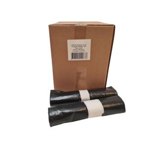 LDPE Non Komo Afvalzakken 60x90cm T50 zwart verpakt 10 rol à 25 stuks