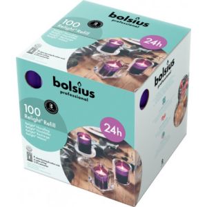 Bolsius refills ReLights PAARS ds. 100 stuks, 24 uur