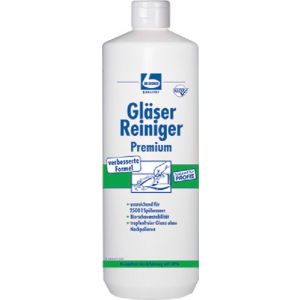 Becher glazen premium 1L reiniger