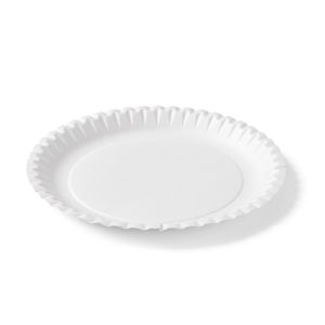 Biodore® Bord, Karton, Ø220mm, wit ds 8x 100st.
